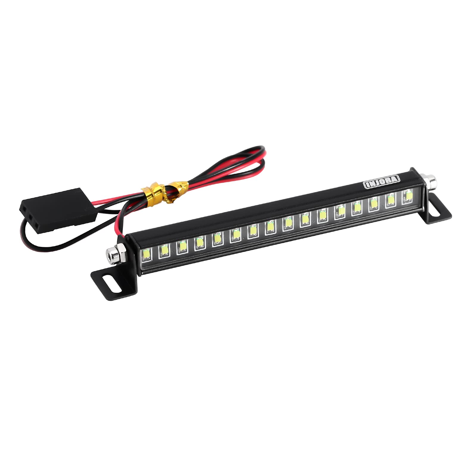 INJORA Roof Light Bar -16LED Lamp kit Spotlight Headlights for TRX4M Defender 1/18 RC Crawler Upgrade