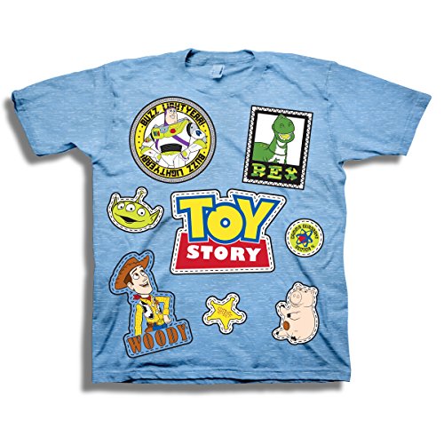 Disney Pixar Toy Story Shirt - Buzz Lightyear and Sheriff Woody Tee - Toy Story T-Shirt (2T)