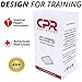 CPR Assistant Latex Free Disposable CPR Face Shields For CPR Training, First Aid Training Supplies on Practice Manikin (2 Pack Bundle for 100pc Total)