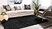 Unique Loom Solid Shag Collection Area Rug (6' 1