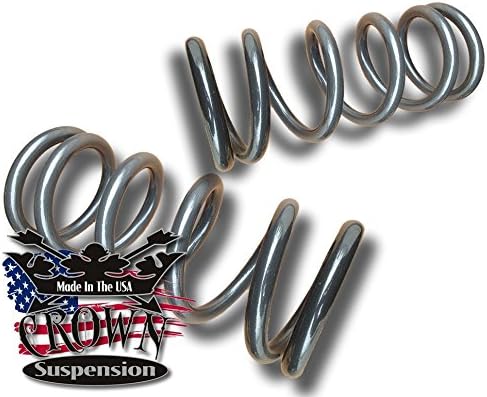 Crown Suspension Front 1" Drop Lowering Coil Springs 2009-2017 Dodge Ram 1500 V6 Models