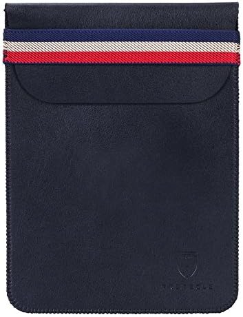 PROTECLE Slim Sleeve Case for Kindle eReader– mLeather Kindle Pouch Case Elastic Band Closure (Black)