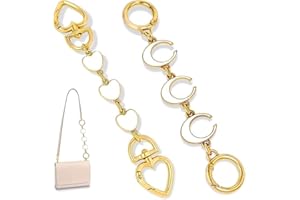 2 Pcs Purse Strap Extender for Handbag, Purse Extender Chain, Bag Extension Chain Extender for Purse Handbags