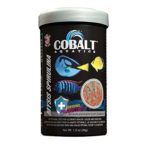 Cobalt Aquatics Mysis Spirulina Flake, 1.2 oz