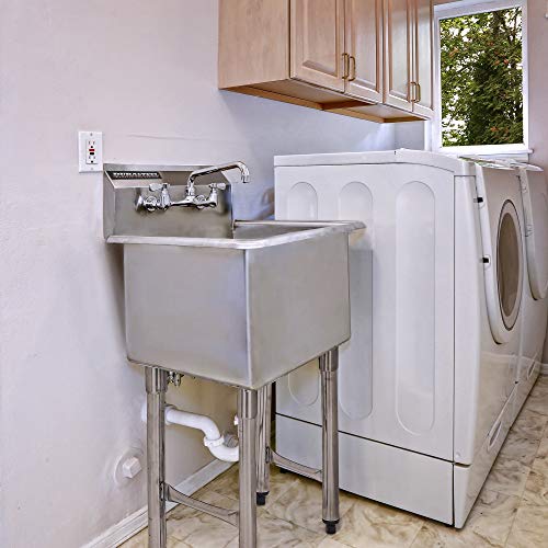 Stainless Steel Prep & Utility Sink DuraSteel 1 Compartment
