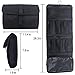Hanging Toiletry Bag Travel Kit for Men and Women Waterproof Wash Bag Compact Makeup Organizer Bag Shaving Kit for Bathroom, Travel Accessories, Cosmetics, Shampoo, Body Wash (Black)