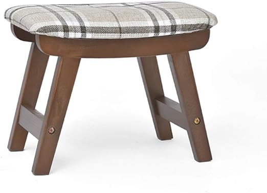 PeiQiH Madera Durable Otomanas,Inicio Otomana Taburete,Creativo