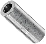 Round Spacer, Aluminum, Plain Finish, #12 Screw