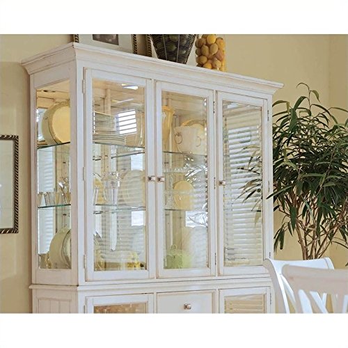 American Drew Camden China Deck in Buttermilk Finish