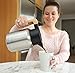 Hastings Collective Thermal Coffee Carafe 50 Oz - Large Stainless Steel Insulated Carafe - 1.5 Liter Double Walled Vacuum Thermos Coffee and Beverage Dispenser with Tea Infuser and Strainer (Silver)