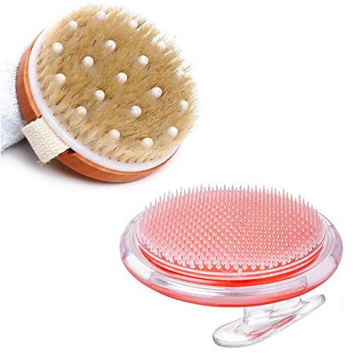Amazon Com Exfoliating Body Brush With Massage Nodes 1pcs