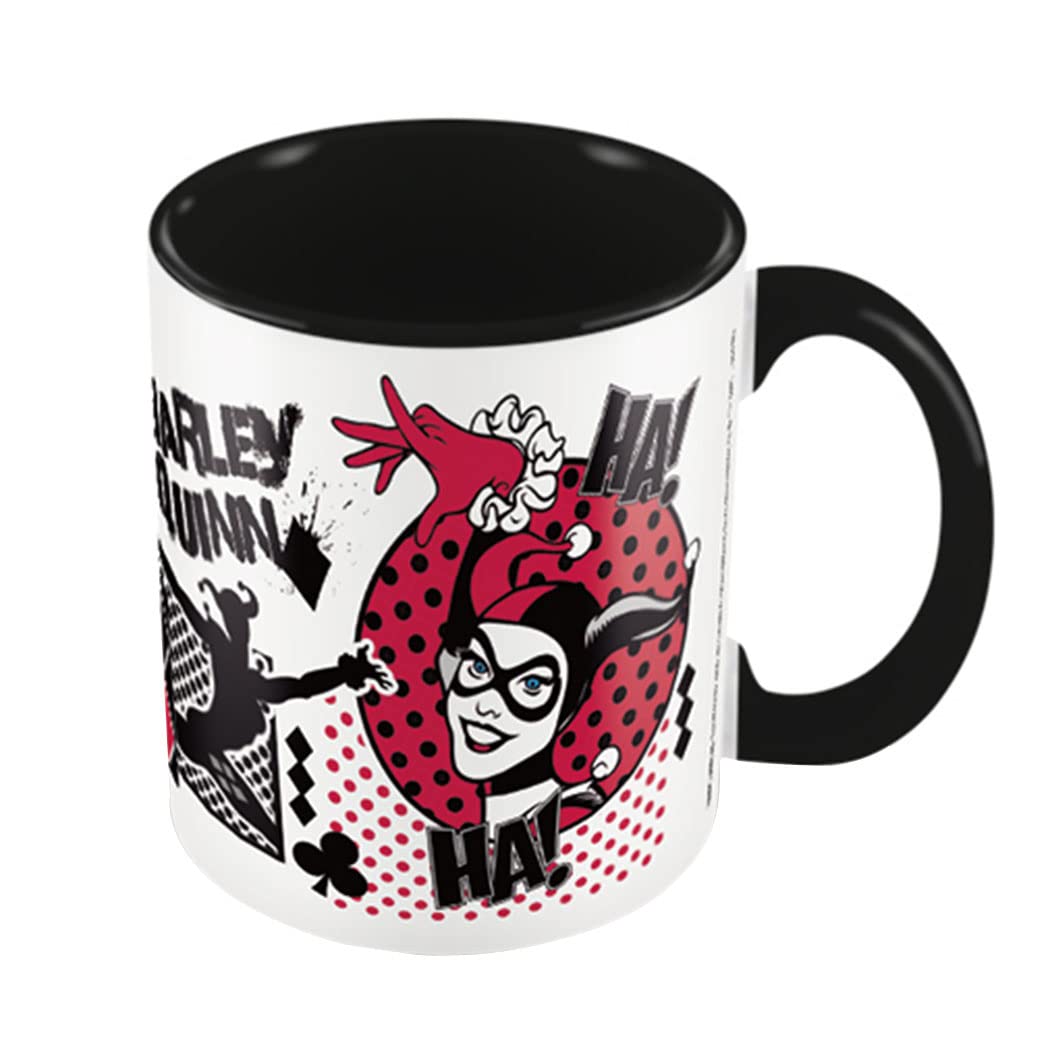 Harley Quinn (I Am Crazy for You) Black Inner Coloured Mug