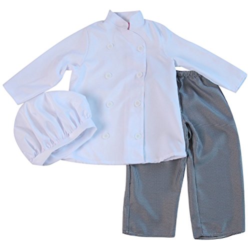 Kids Chef Jacket & Hat or Houndstooth Pants (Choose Style & Size)