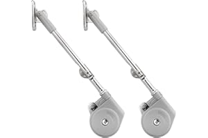 Morinbo Lid Stay 105 Degree Open with Soft Close, Lid Support for Toy Box and Upward Top-Opening Flap Doors, Easy to Install (Pack of 2)