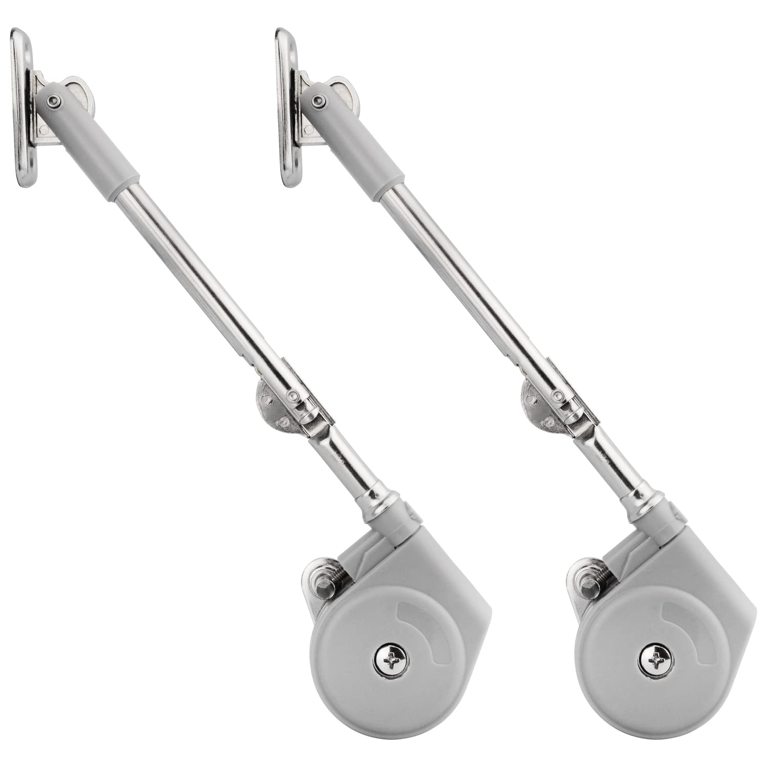 Morinbo Toy Box Soft Close Hinges, Lid Stay 105 Degree Open with Soft Close, Lid Support for Toy Box and Upward Top-Opening Flap Doors, Easy to Install (Pack of 2)