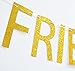 Friendsgiving Gold Glitter Banner Thanksgiving Friends Party Decoration
