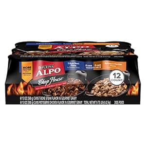 Purina ALPO Gravy Wet Dog Food Variety Pack, Chop House T