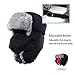 ayamaya Winter Trapper Hat with Ear Flap/Chin Strap/Faux Fur, Ushanka Russian Style Windproof Mask Trooper Hat for Men/Women -Fit for 21.5 in to 24 in Head Circumference