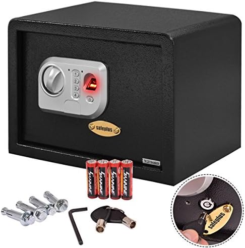 SKB family 14'' Biometric Fingerprint Electronic Digital Wall Safe Box Keypad Lock Security