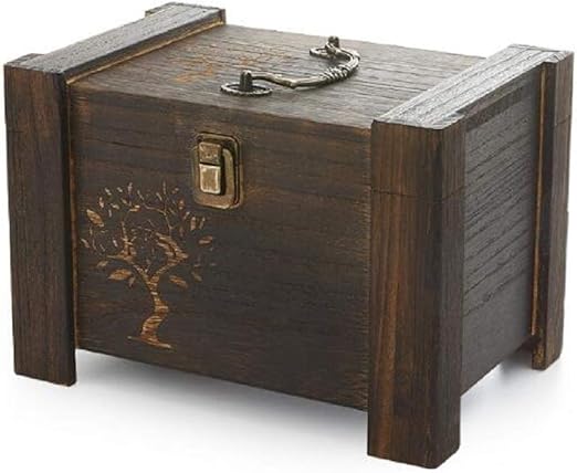 YFOZCOM Kit de Costura Caja de Costura doméstica Caja de Costurero de Madera Maciza Hecha a