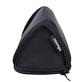 Cosmos Black Color Travel Carrying Neoprene Sleeve Case Bag Cover for OontZ Angle 3 and OontZ Angle Ultra Portable Wireless Bluetooth Speaker (NOT for OontZ Angle plus)