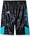 Adidas Boys' Little Athletic Basketball Short, Smoke Performance Caviar Black, 6