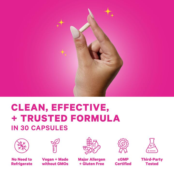 Pink Stork Prenatal Probiotics for Women, Vitamin Supplement to Support