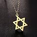 Yolanda Dainty Gold Jewish Star of David Pendant Necklace for Women Stainless Steel Jewelry