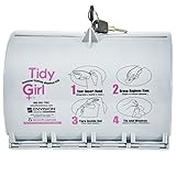 STOUT by Envision STO-TGUD-P TidyGirl Feminine Hygiene Disposal Bag Dispenser, Durable, Easy to Fill, Install, and Clean, Plastic, Gray