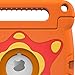 rooCASE ORB 360 Shock Proof Protective Lightweight Tough Armor Case Cover Convertible Carrying Handle Stand - Orange