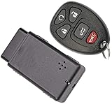 APDTY 121923 Keyless Entry Remote Transponder Key Fob w/Auto Programming Tool (Fits Models With Auto Start Software; Replaces GM 15913415, 20869053, 20869963, 20952477, 22756459, 22936101, 22951509)