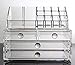 Cosmetic Organizer And Makeup Storage - Best High Quality Clear Acrylic Case For Your Beauty Products & Jewlery - This Box Acts as a Great Holder For All of Your Make-Up Items and You Will Love It! - Backed By 100% No Risk Guarantee