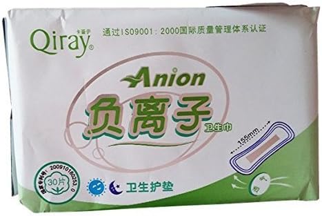 APP Qiray Anion Panty Liners Single Pack 30 Each (5)