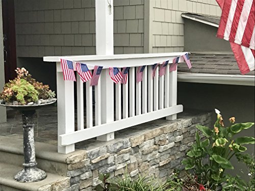image for Sea View Treasures 100' Bulk Deluxe American Flag Pennant Banner - 100