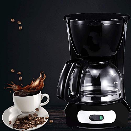 DSY Kaffeemaschine, Kaffee Auf Dem Go-Filter-Kaffeemaschine Schwarz Und Gebürsteter Edelstahl-Kaffeemaschine… – Bild 8