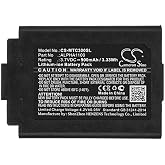 DCH 900mAh ALPHA1100 Battery Replacement for 3M TAC300 TAC300-OTH TAC500