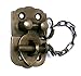 Small Trunk or Chest Hasp with Chain Pin by Nesha