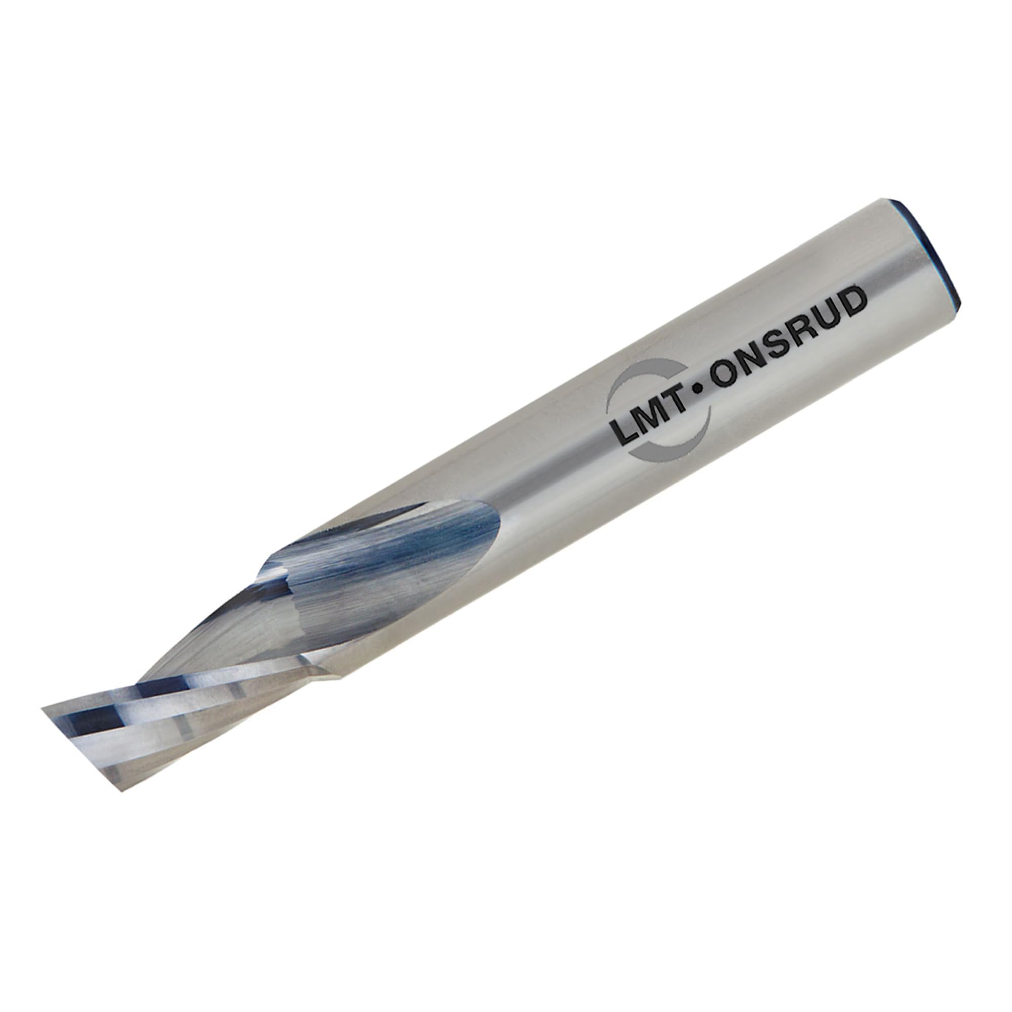 LMT Onsrud 63-725 Solid Carbide Upcut Spiral O Flute Cutting Tool, Inch, Uncoated (Bright) Finish, 21 Degree Helix, 1 Flute, 2.5000" Overall Length, 0.2500" Cutting Diameter, 0.2500" Shank Diameter