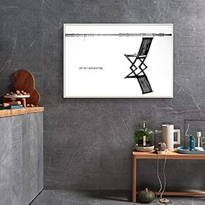 Floating Framed Canvas Wall Art for Living Room, Bedroom Black and White Landscape Canvas Prints for Home Decoration Ready to Hang - 16x24 inches