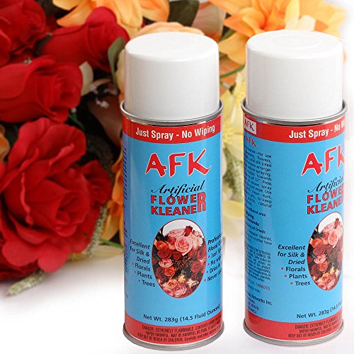 Larksilk Artificial Silk Plant Cleaner Spray - 2 14.5 oz Artificial Silk Flower Cleaner Spray and Finishing Touch Spray