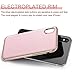 LOHASIC Case for iPhone Xs Max 6.5 inch, Luxury Slim Fit Flexible Soft Bumper Pink Cute Vintage Girly Cases - Rose Gold