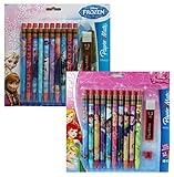 Papermate Disney Princess and Frozen Mechanical Pencils 10 Count (Set of 2)
