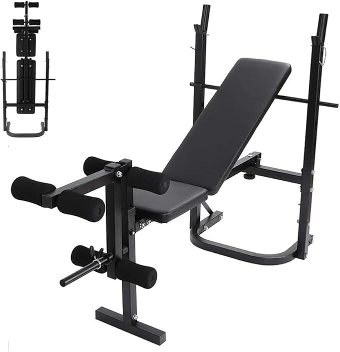 PUTEARDAT Adjustable Folding Weight Bench