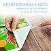Disposable Stick-on Placemats 40 Pack for Baby & Kids Table Topper Disposable, Toddler Placemats in Reusable Pouch 12