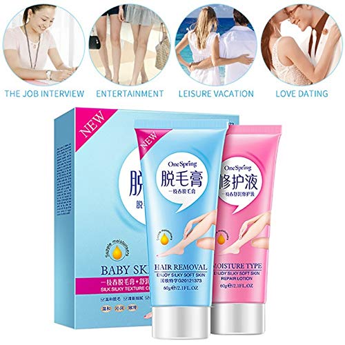Shreeyas Natural Depilatory Cream Hair Removal Men Women Face
