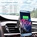 Wireless Car Charger, Maxjoy Qi Fast Charger Car Mount, 10W Wireless Car Charger Infrared Sensor Phone Holder Compatible for iPhone Xs Max/XR/X/8/8 Plus Samsung Galaxy S9 S9 Plus S8 Plus Note 8 5