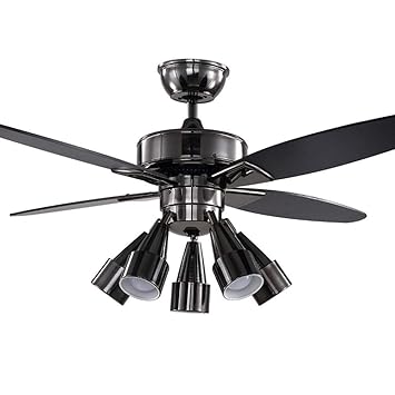 Amazon Com Laz Ceiling Fan Light Luxury Led Fan Chandelier