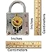 Puzzle Master USTL8 Trick Lock 8, 4-inch High