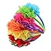 Candygirl Flower Crown Headbands for Women Girls Floral Hairband Wedding Festival Parties Hair Accessories Pack of 9 (bright colors)