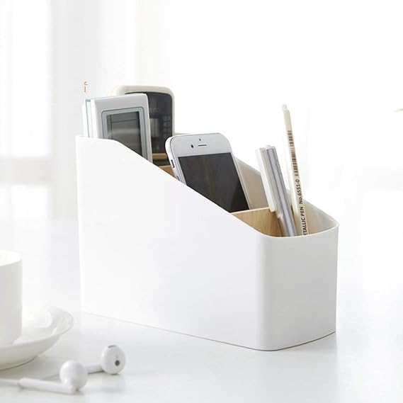 ACHICOO - Caja de almacenamiento extraíble de madera con particiones